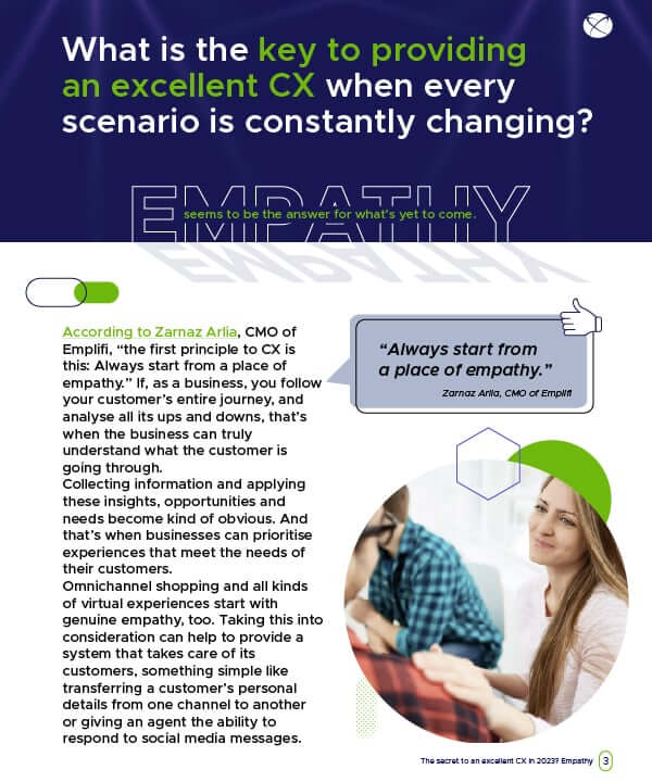 The secret to an excellent CX in 2023? Empathy, page 02