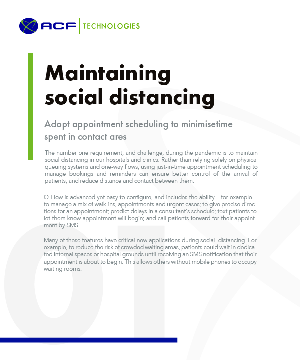 Appointment Scheduling for Social Distancing